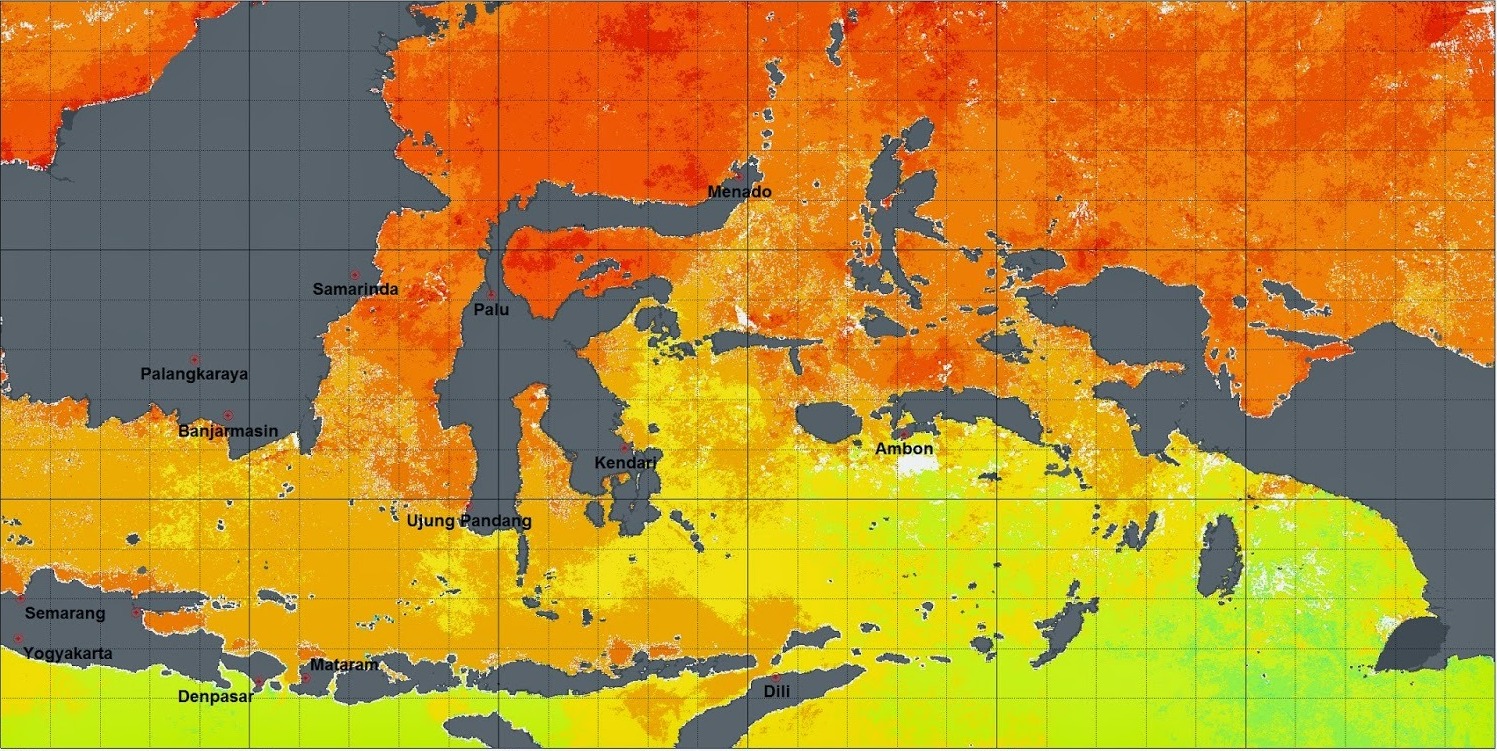 Dampak Kenaikan Suhu Panas Lautan Berdasarkan Analisis Citra Satelit Terkini